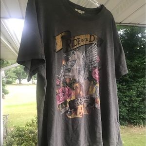 Spell and the Gypsy Ride Unicorn active tee *flaw*